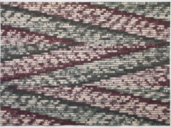 Allan McCollum's work Sylvia Ebling_1971, constructed painting, 332,7 × 456 cm | 131 × 179 1/2 in_Galerie Thomas Schulte