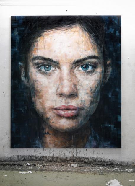 Harding Meyer, (work in progress), oil on canvas, 2021, 240 x 200 cm