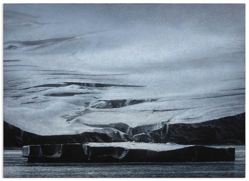 Jochen Hein, Antarctica, 2021, Acryl auf Baumwolle, 130 x 180 cm