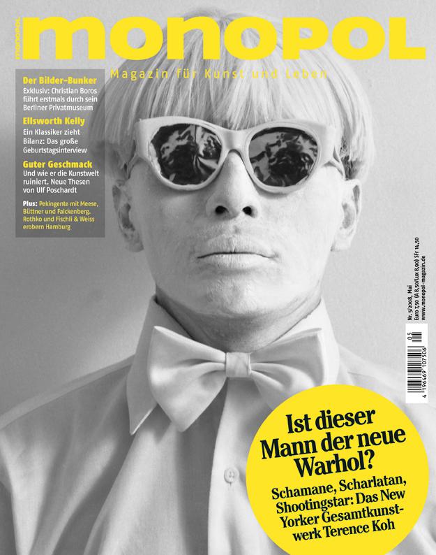 Monopol-Cover Mai 2008 mit Terence-Koh-Titelgeschichte