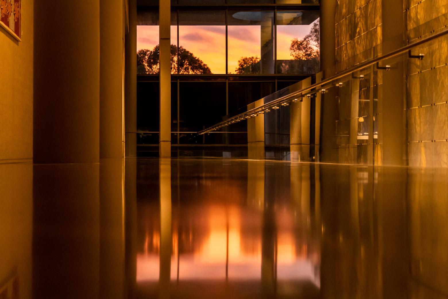 Blick in die leere Nation Gallery of Australia