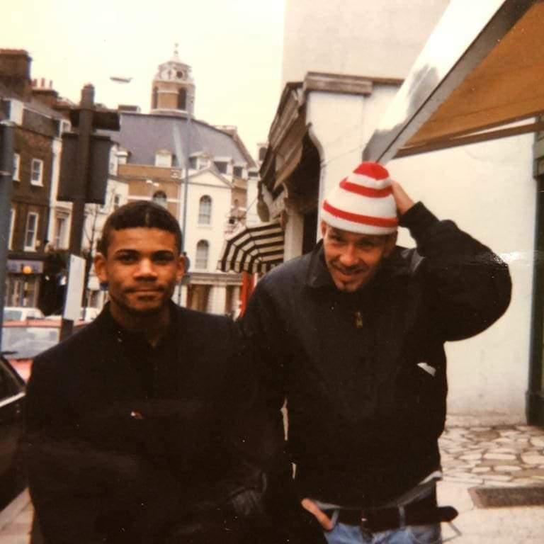 Marc Brandenburg und Oliver Koerner von Gustorf in Richmond, London, 1995