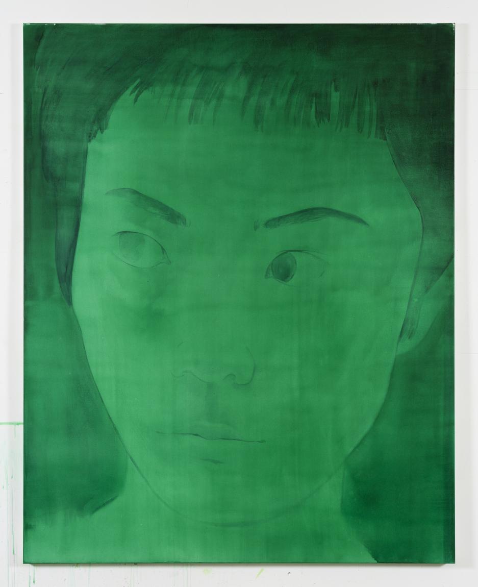 Brook Hsu, "Faye", 2021, ink on canvas, 160 x 200