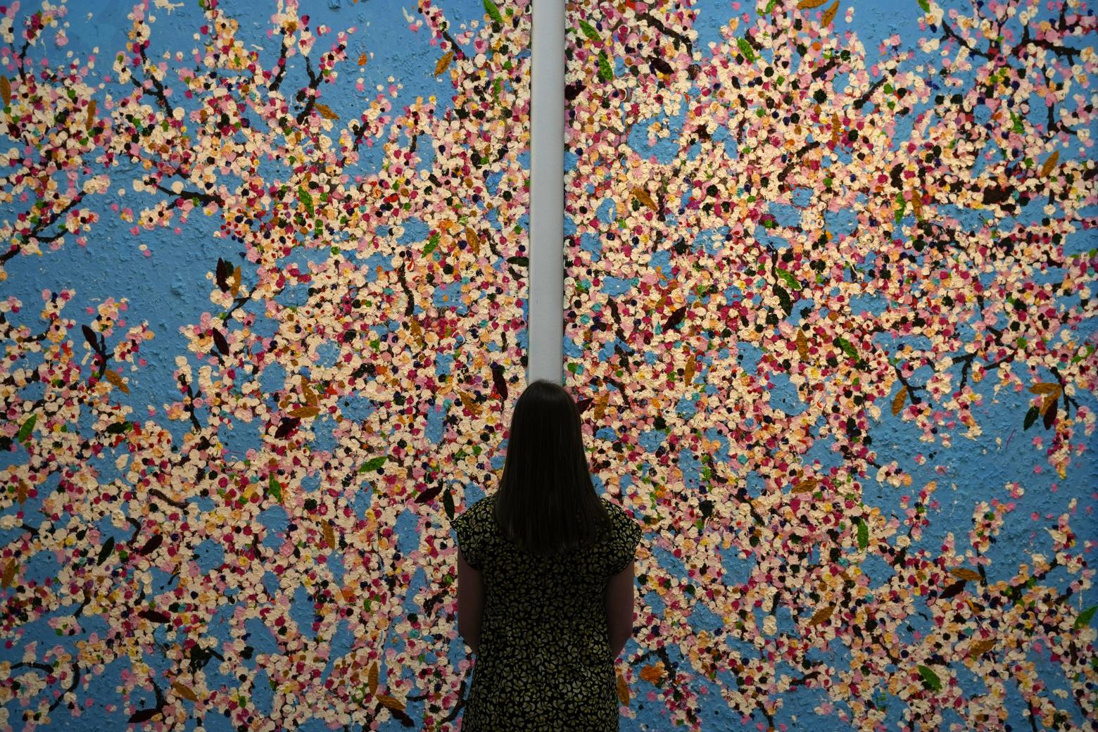 Ein Bild aus der Serie "Blossoms" bildet zurzeit den Höhepunkt der Auktion von Sotheby's New York in London