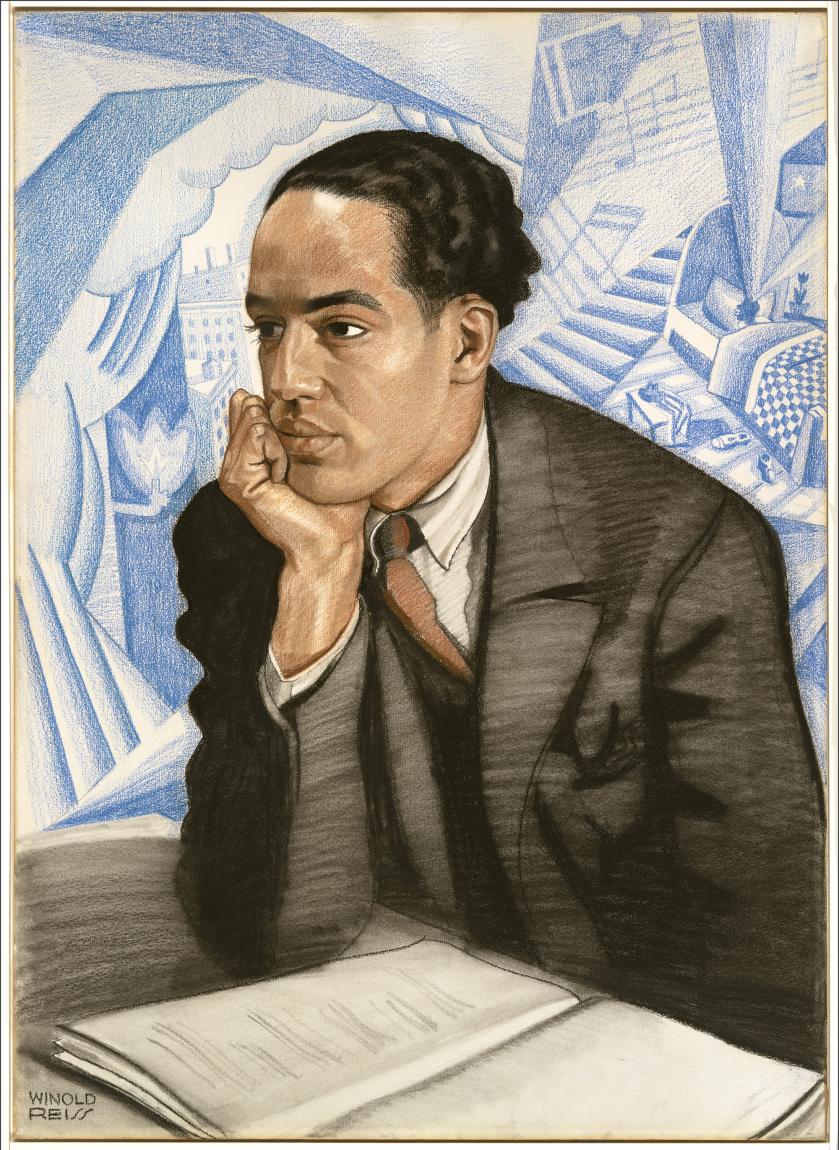 Winold Reiss "Langston Hughes", circa 1925