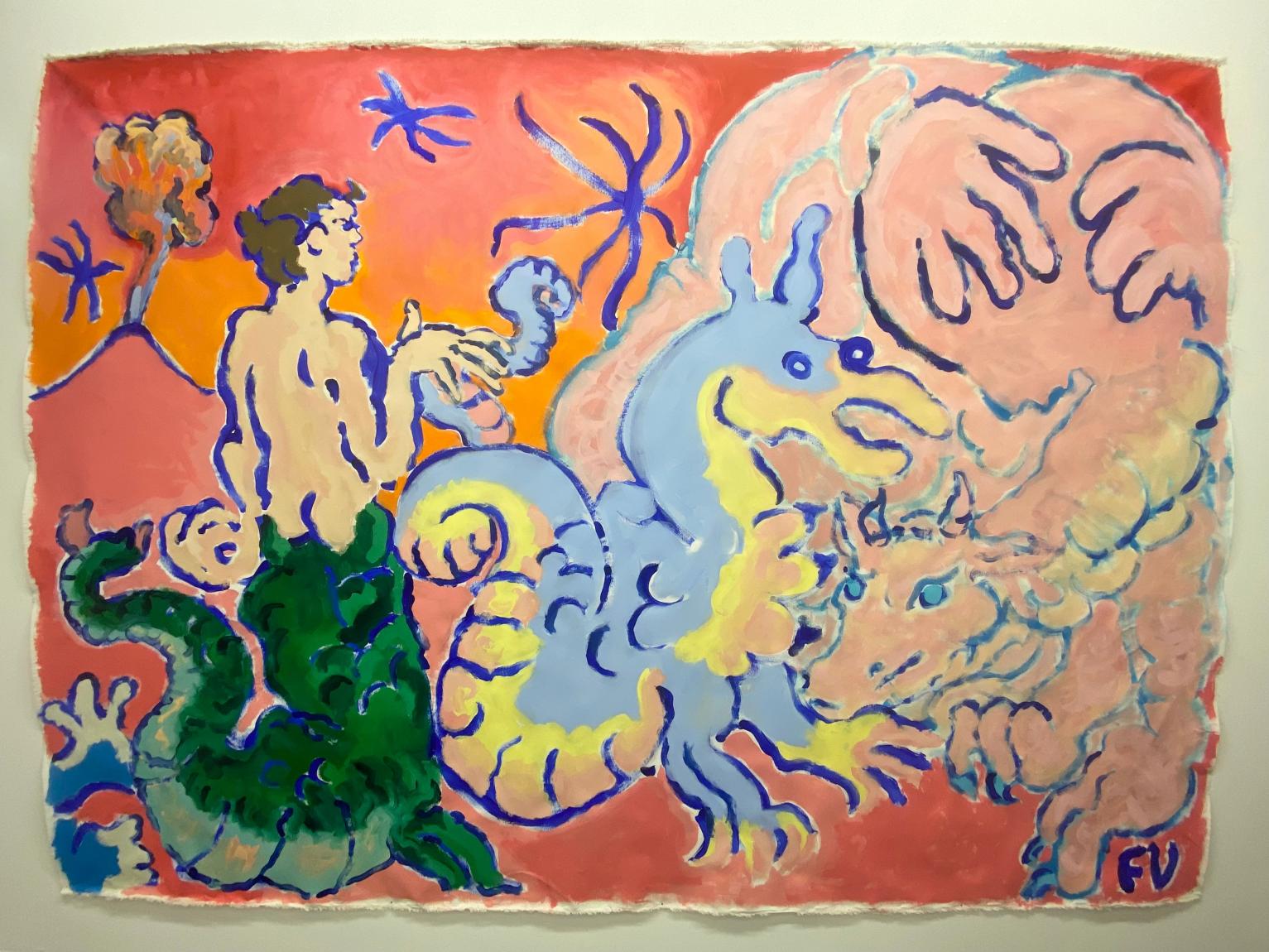 Flaminia Veronesi "Sirena e Drago", 2021, bei der Galerie Castiglioni aus Mailand