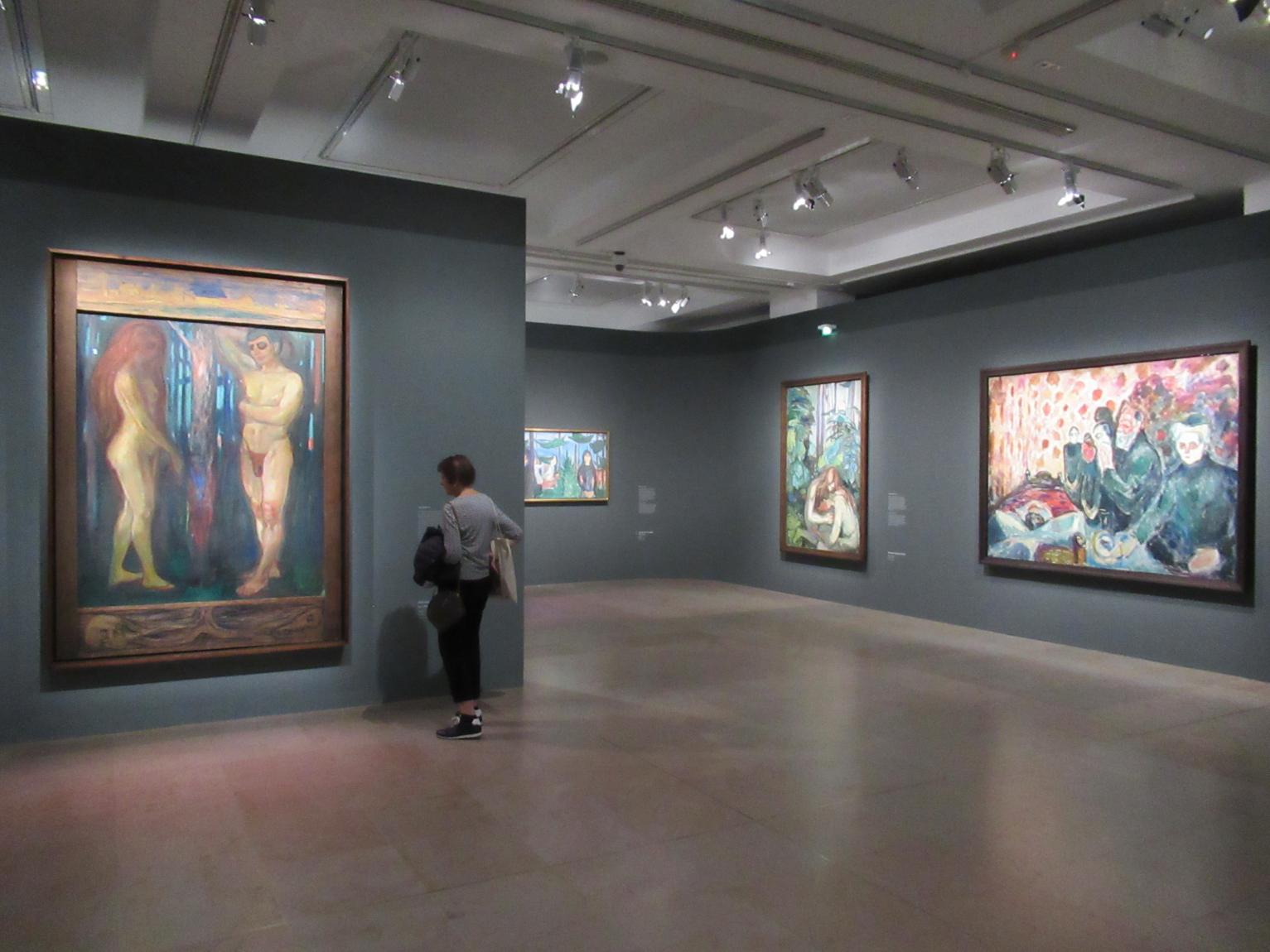 Edvard Munch "Un poème de vie, d'amour et de mort" zu sehen im Orsay-Museum, Paris