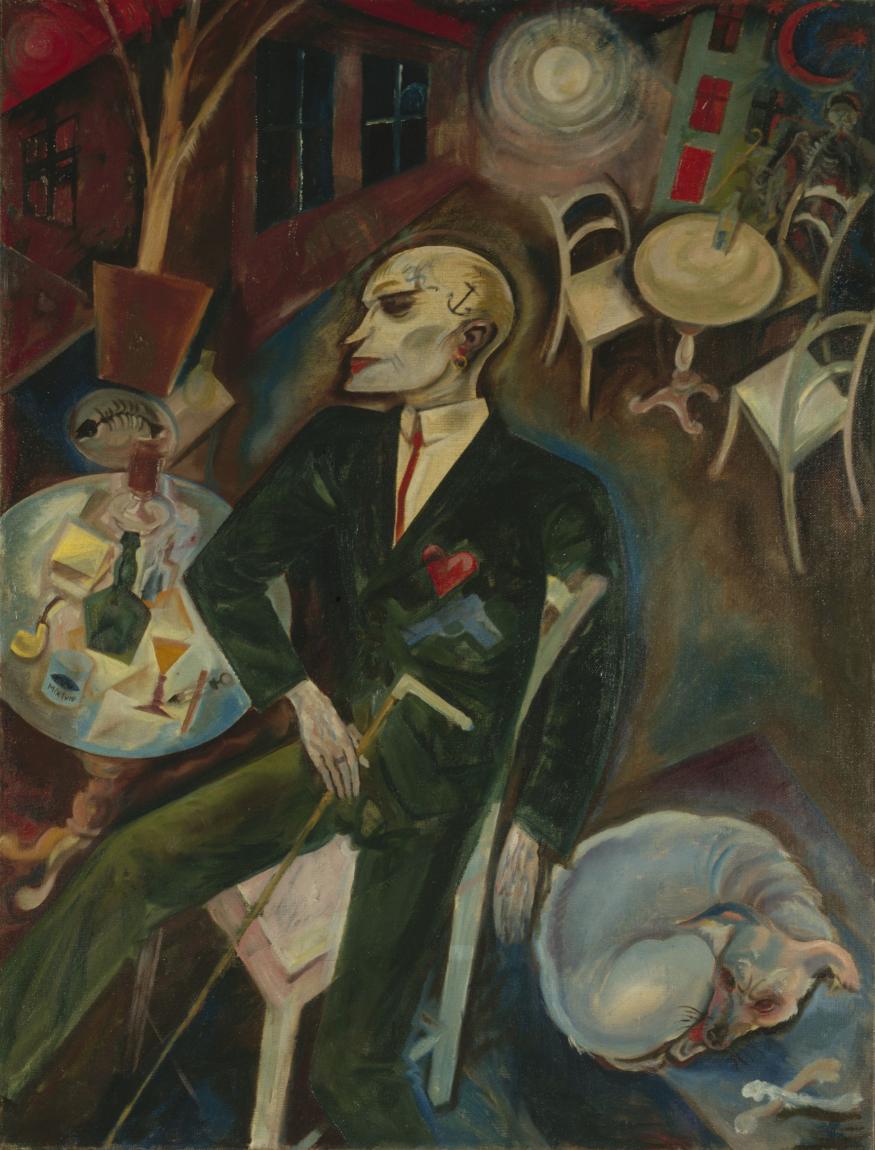 George Grosz "Der Liebeskranke", 1916