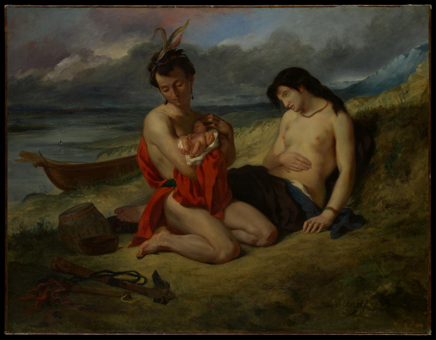 Eugène Delacroix "Die Natchez"