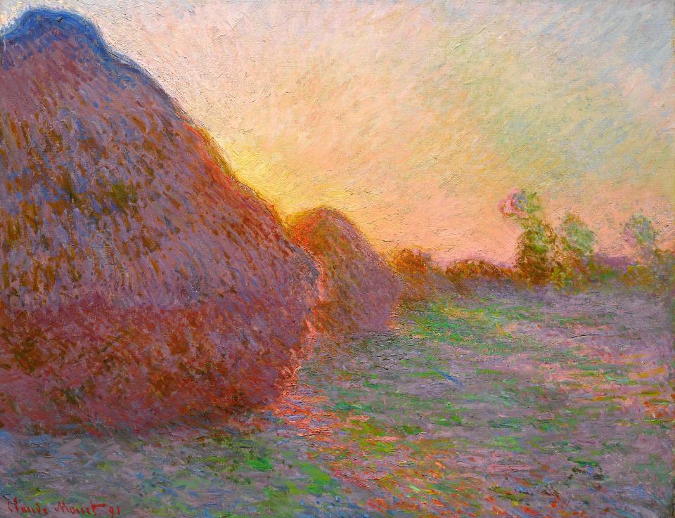 Claude Monet "Getreideschober", 1890