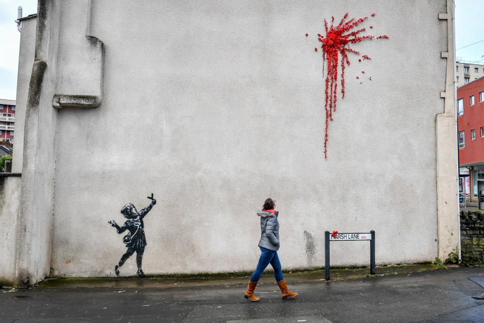 Das jüngste Werk von Banksy in seiner Heimatstadt Bristol 