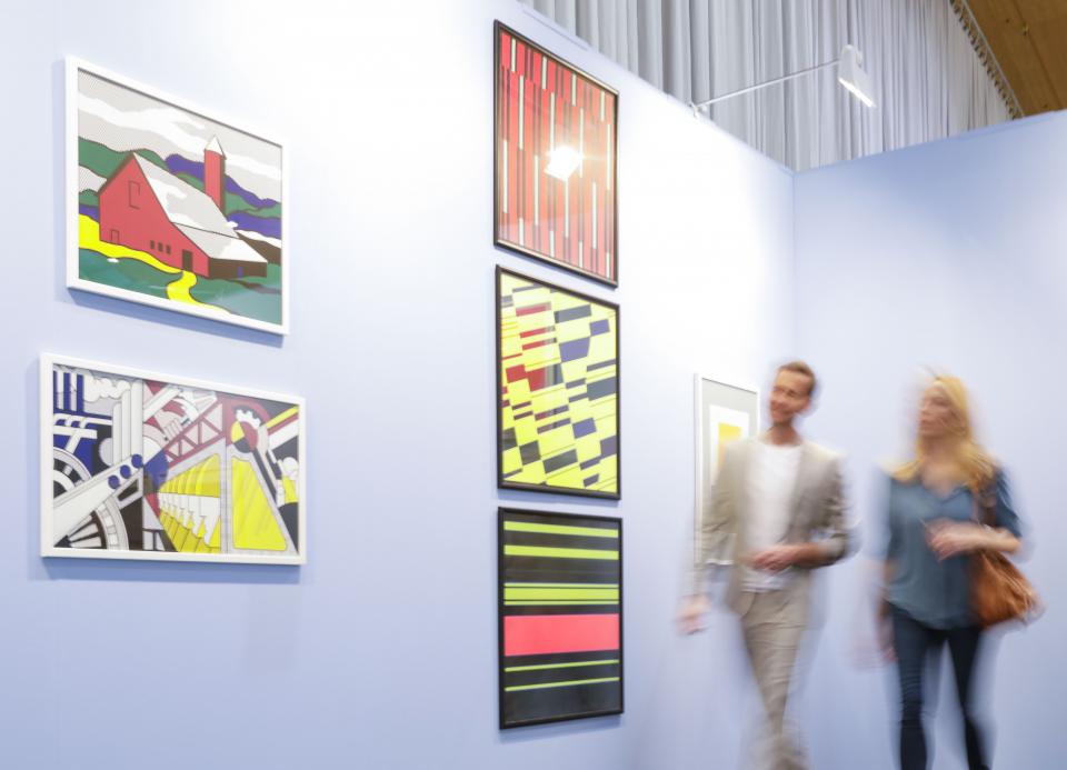In der Sonderausstellung der HPH-Stiftung sind auf der Kunstmesse Art Karlsruhe unter anderem Werke von Günther Frutrunk zu sehen