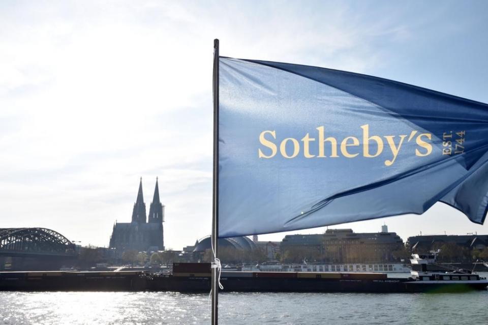 Blick auf den Kölner Dom, aufgenommen als Sotheby's Deutschland 2019 sein 50-jähriges Jubiläum in Köln feierte