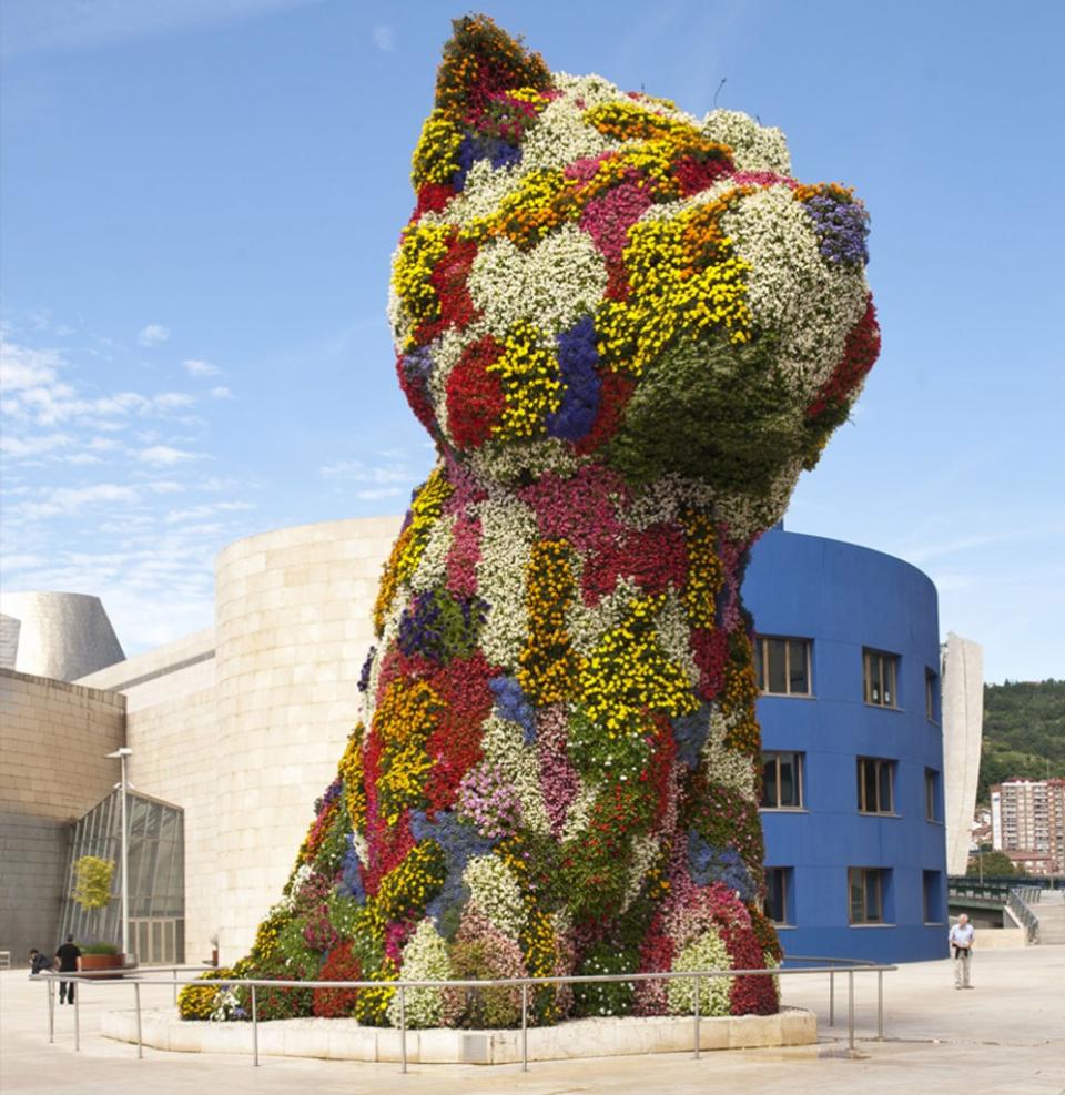 Jeff Koons "Puppy", Guggenheim Bilbao