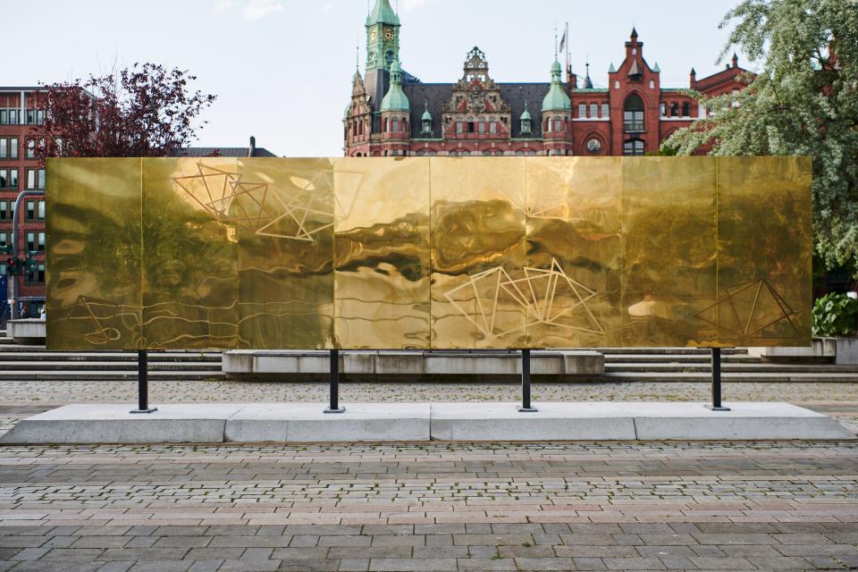 Kapwani Kiwanga, "Bedform", im Rahmen der Ausstellung "THE GATE, IMAGINE THE CITY" am Dar-es-Salaam-Platz in Hamburg