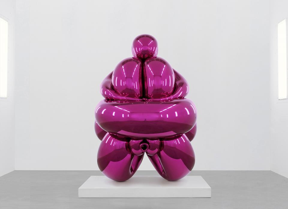 Jeff Koons "Balloon Venus Hohlen Fels (Magenta)", 2013-2019
