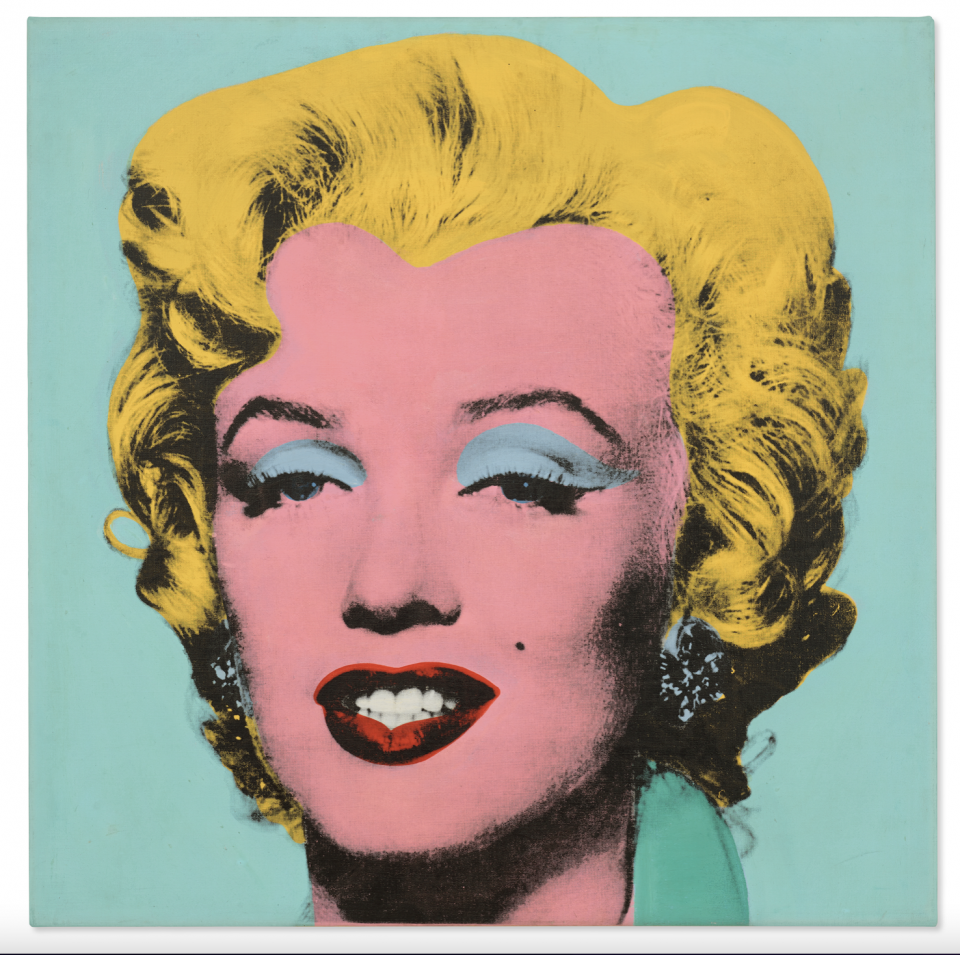 Andy Warhol "Shot Sage Blue Marilyn", 1964