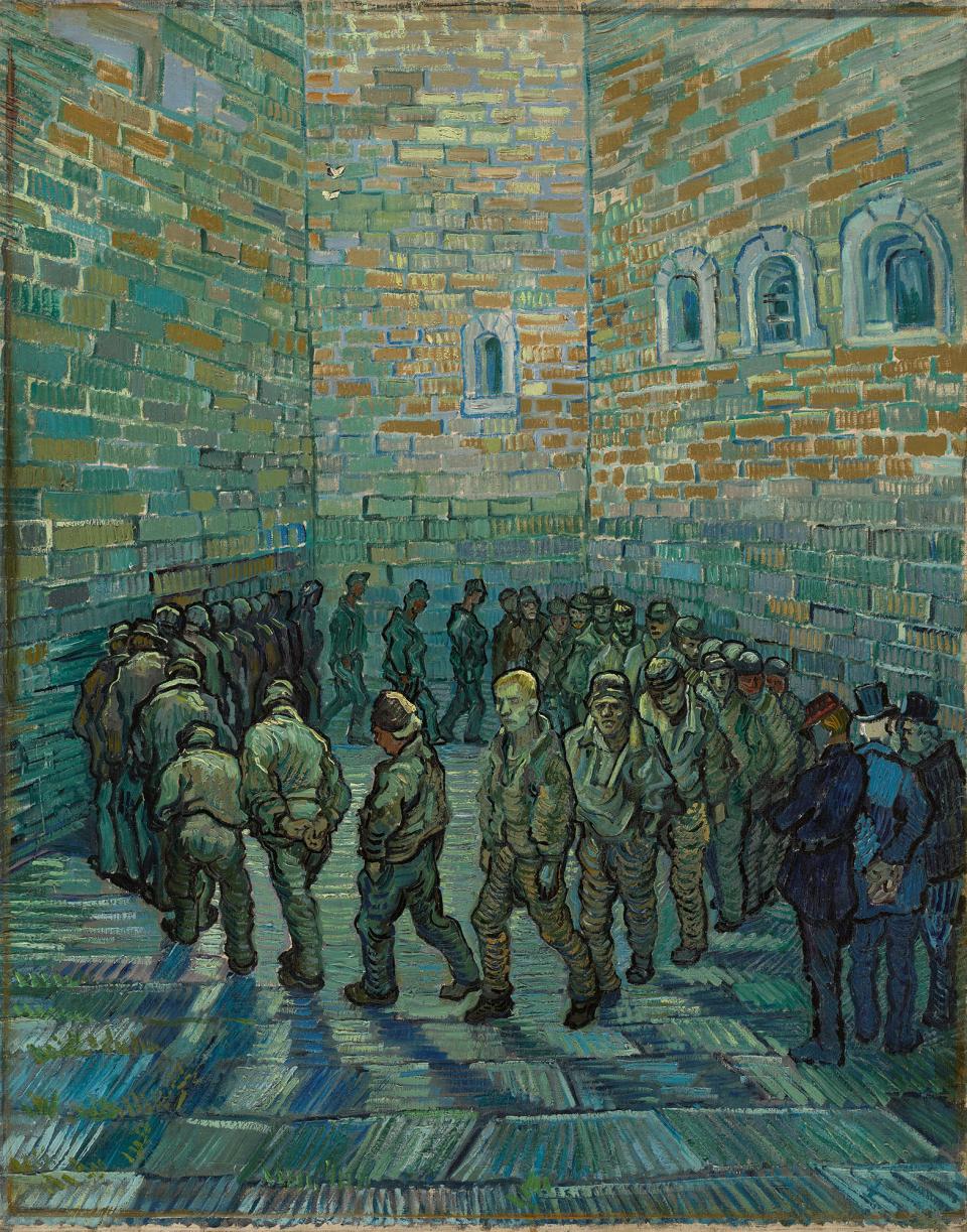 Vincent Van Gogh "Die Runde der Gefangenen", 1890