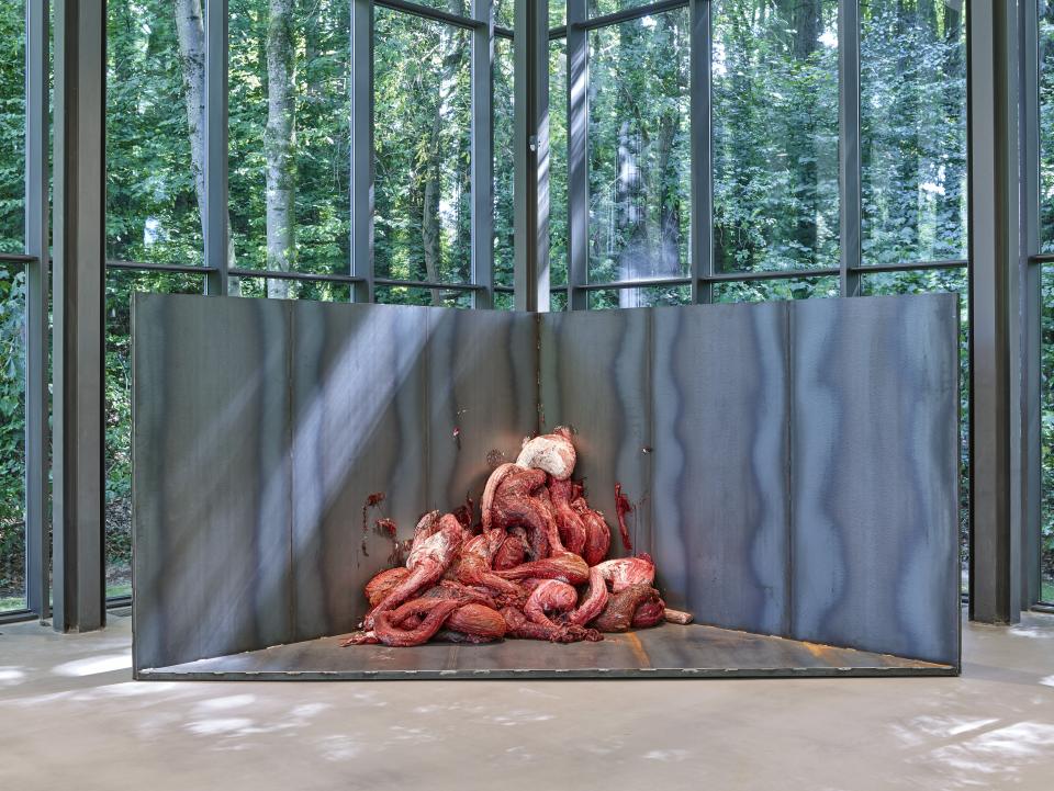 Anish Kapoor "Dumped", 2020, Installation Skulpturenpark Waldfrieden, Wuppertal, 2022