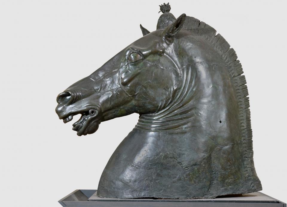Donatello, Pferdekopf (Protome Carafa), 1456, Bronze