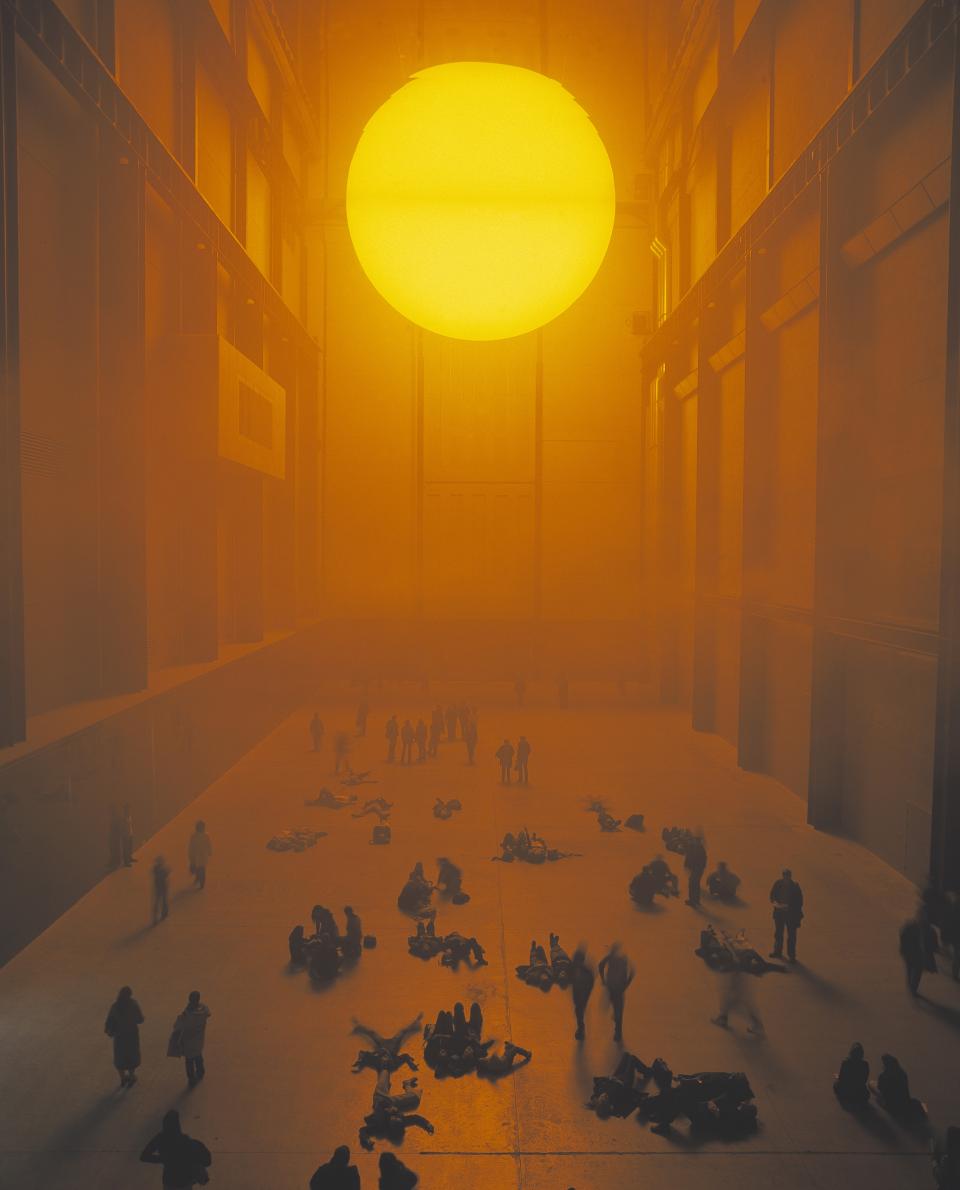 Olafur Eliasson "The Weather Project", Installationsansicht Tate Turbine Hall, 2003