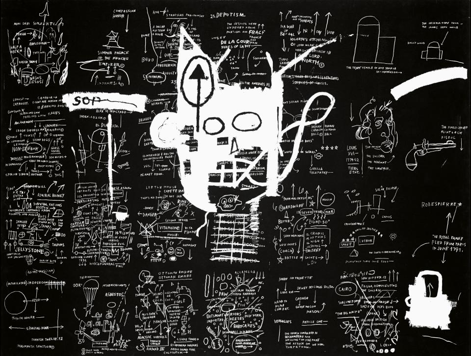 Jean-Michel Basquiat "Untitled", 1983, Siebdruck auf Leinwand