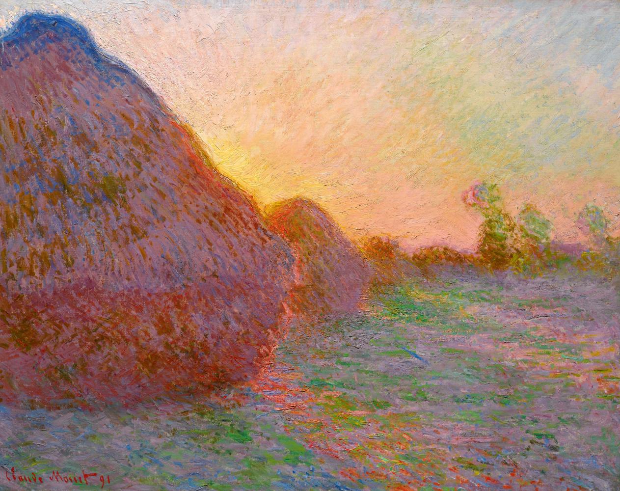 Claude Monet "Meules", 1890