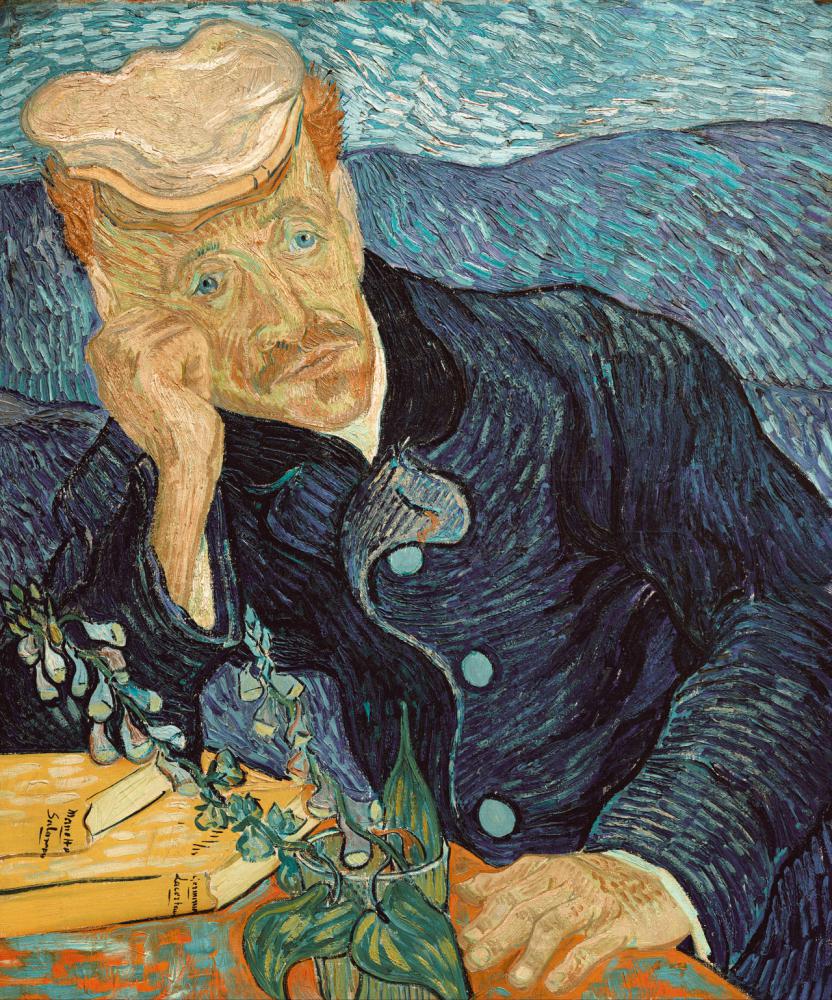 Vincent van Gogh "Bildnis des Dr. Gachet", 1890