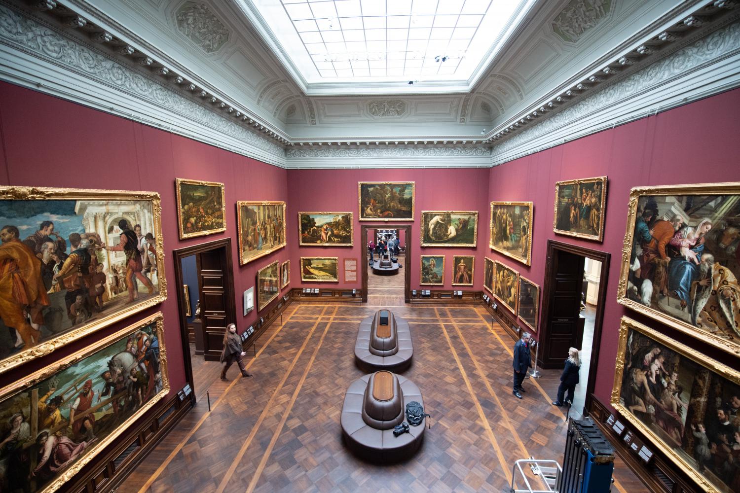 Blick in die renovierte Gemäldegalerie Alte Meister in Dresden