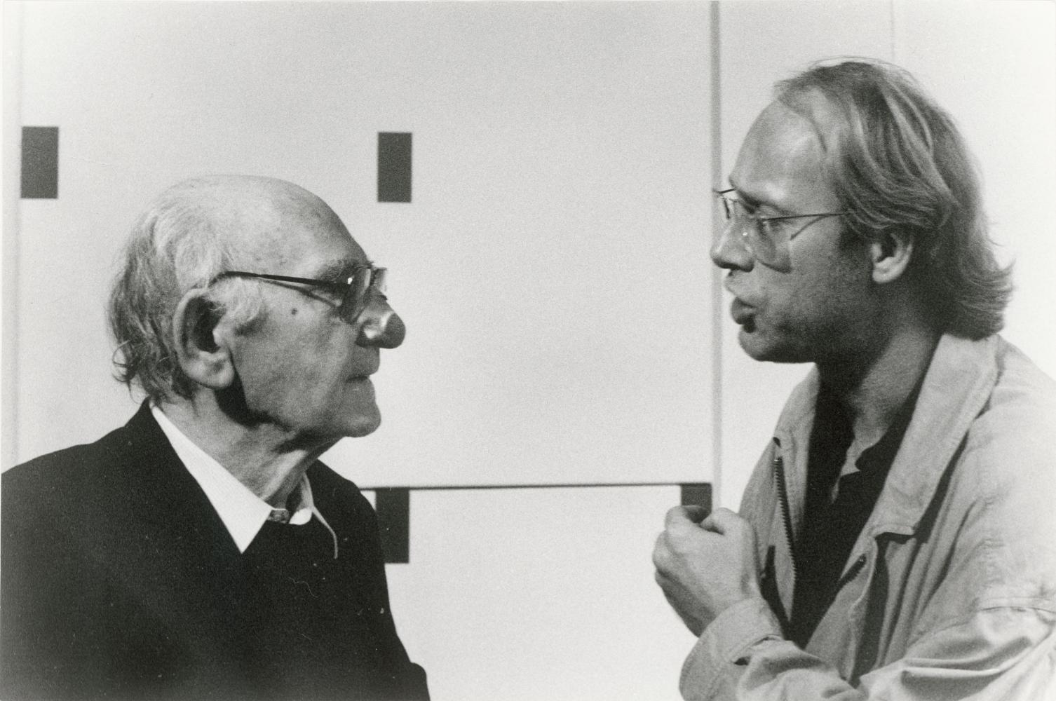 Anton Stankowski und Karl Duschek, um 1980