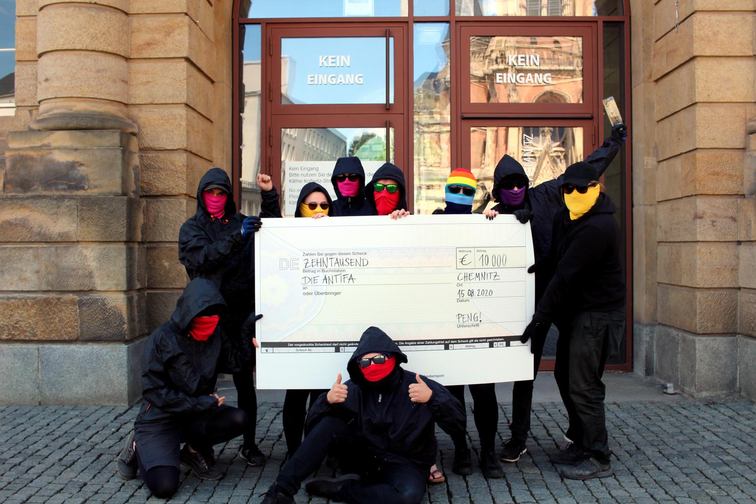 Peng! Kollektiv gibt 10.000 Euro Steuergeld an Antifa im Rahmen des Festivals "Gegenwarten" in Chemnitz
