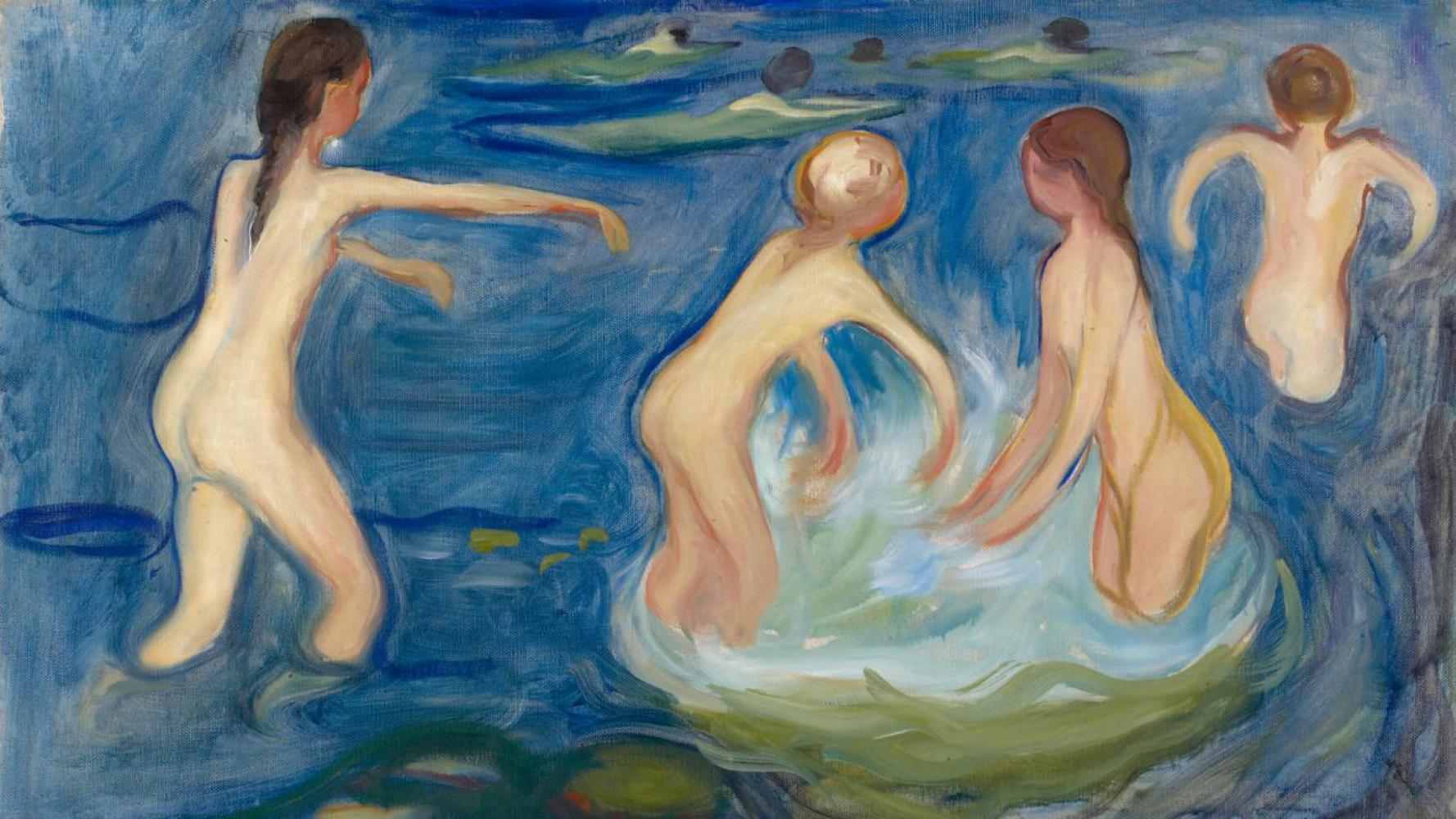Edvard Munch "Badende piker", 1897/99