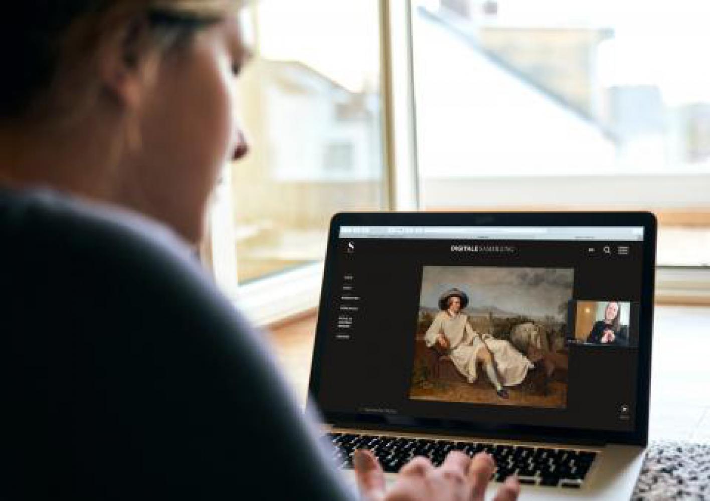Die Online-Formate von „Museum für zu Hause – Live“ bieten ein einzigartiges interaktives Kunsterlebnis im digitalen Raum.