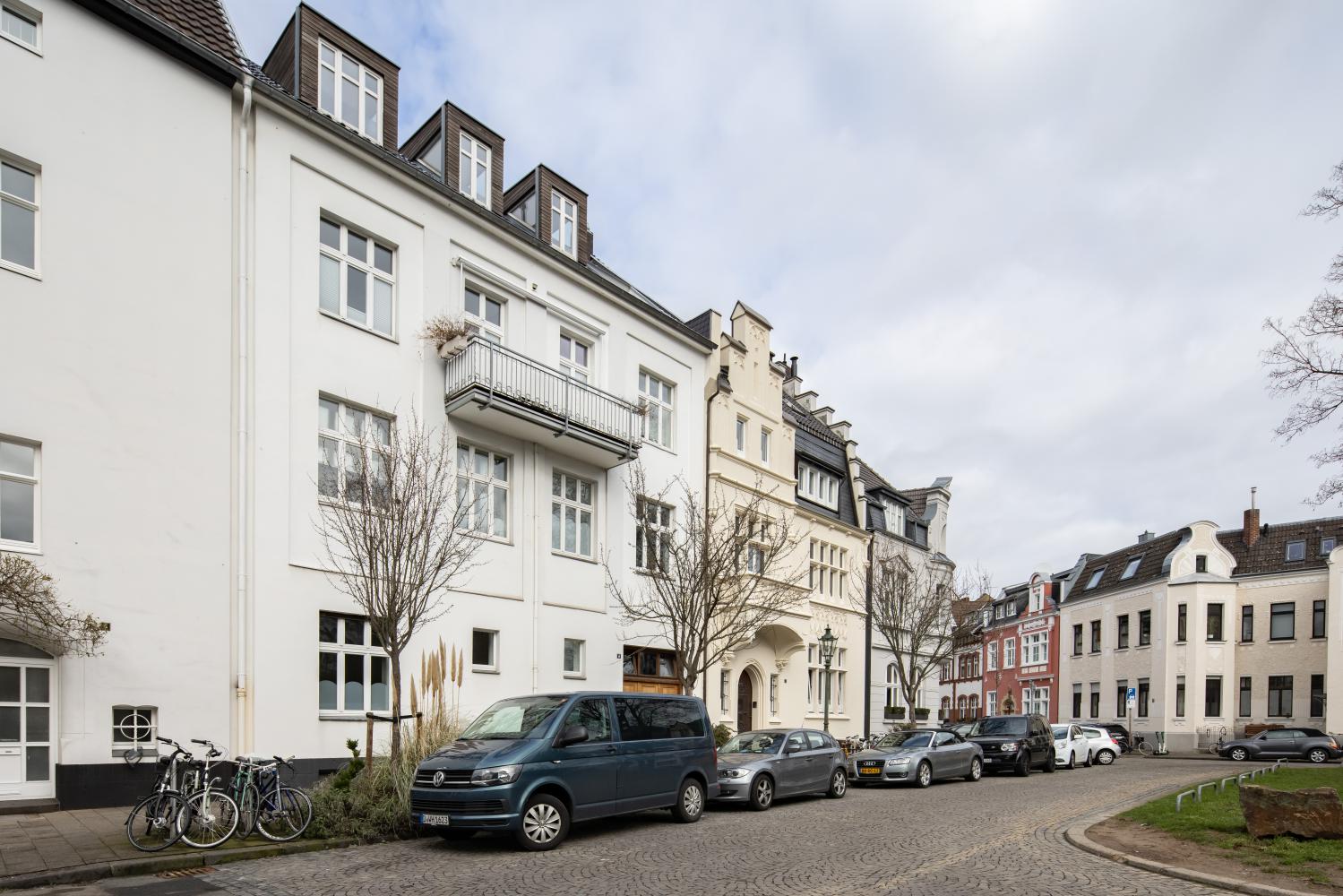 Das frühere Haus des Künstlers Joseph Beuys am Drakeplatz 4, Düsseldorf 
