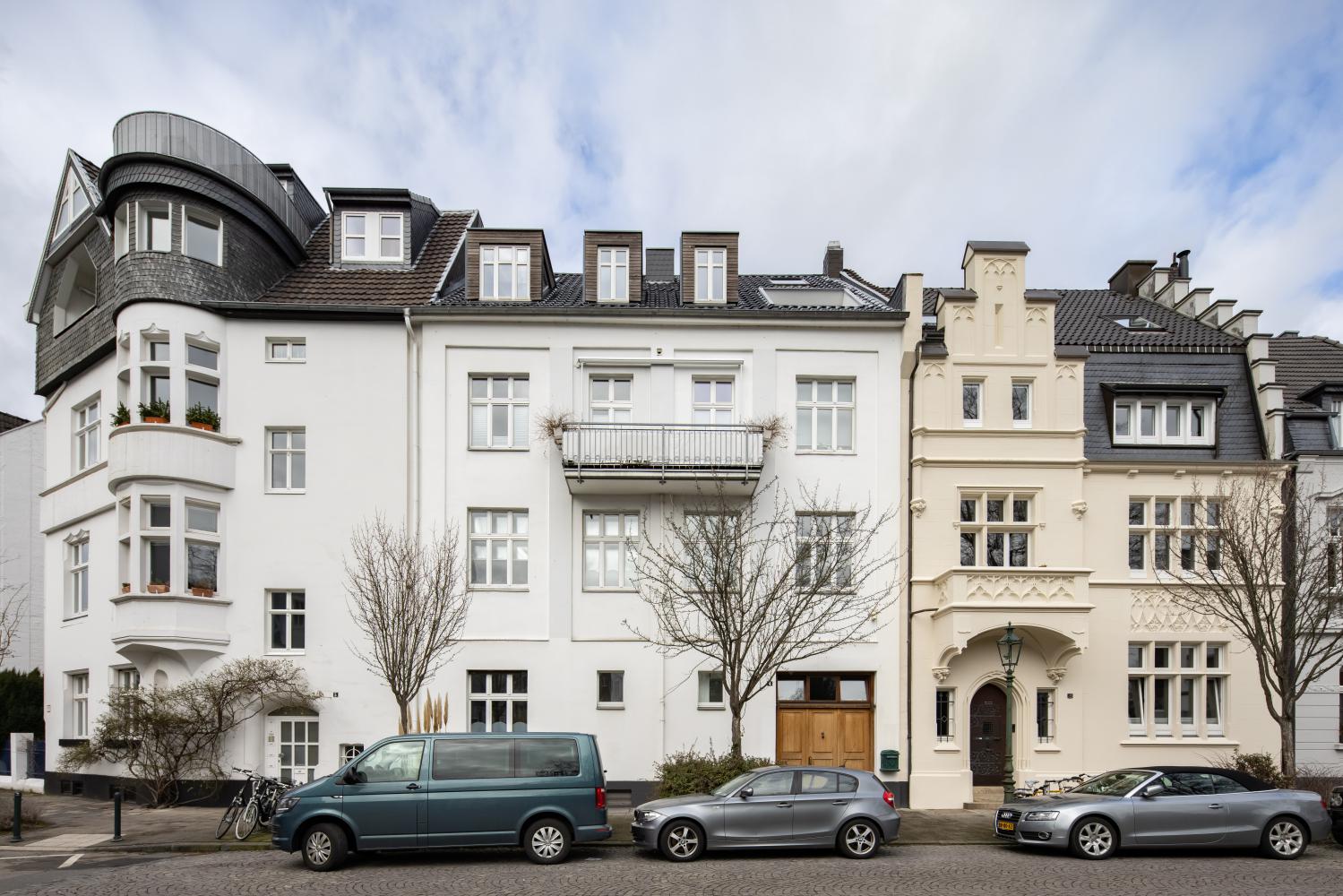 Das frühere Haus des Künstlers Joseph Beuys am Drakeplatz 4, Düsseldorf 