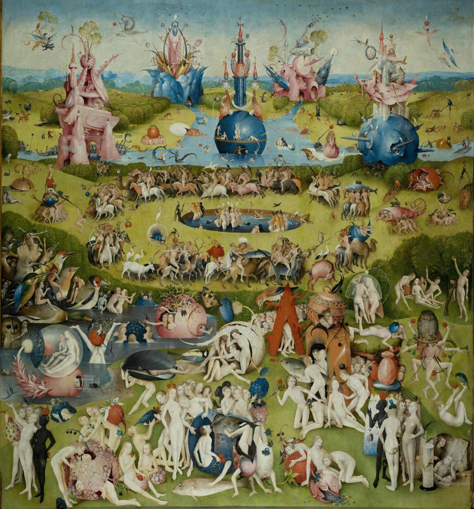 Hieronymus Bosch "Garten der irdischen Lüste", 1490-1500