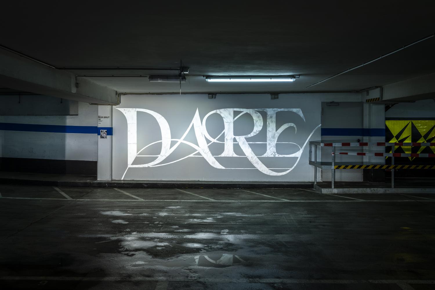 Eliza Ballesteros "Dare", 2021, Parkhaus unter der Kunsthalle Düsseldorf 