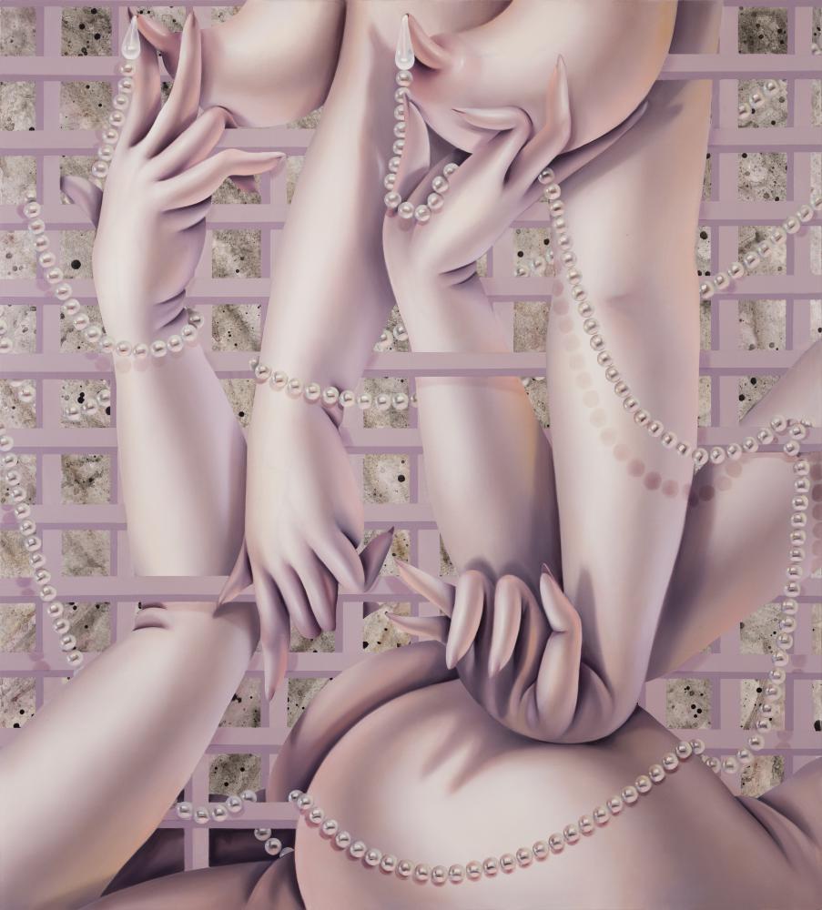Sarah Slappey "Lavender Lattice", 2020 
