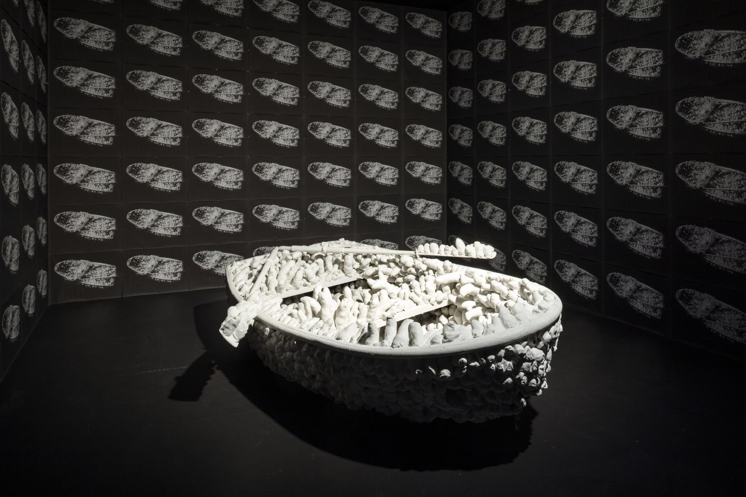 Installationsansicht Yayoi Kusama: Eine Retrospektive, 2021