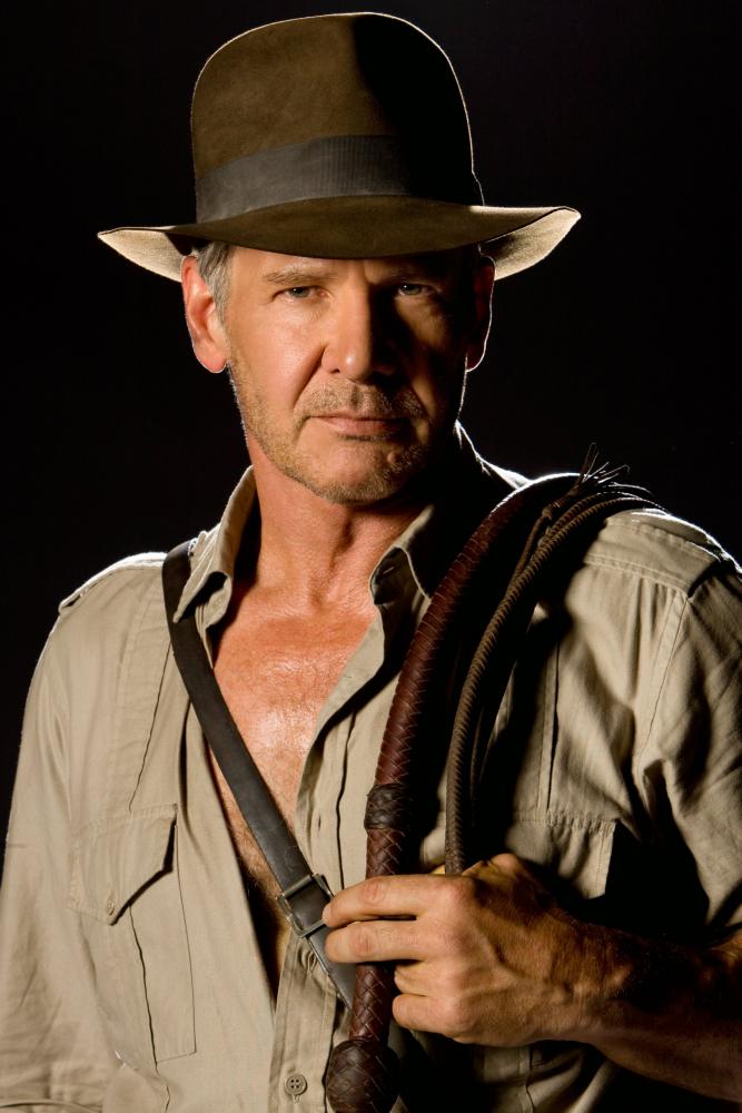Harrison Ford als Archäologie-Professor Henry Walton Jones in einer Szene des Kinoklassikers "Indiana Jones - Jäger des verlorenen Schatzes", der am 12. Juni 1981 erstmals in den US-Kinos gezeigt wurde