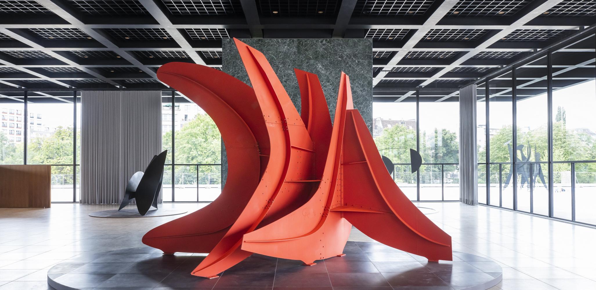 Alexander Calder "Five Swords", 1976, Installationsansicht Neue Nationalgalerie, 2021