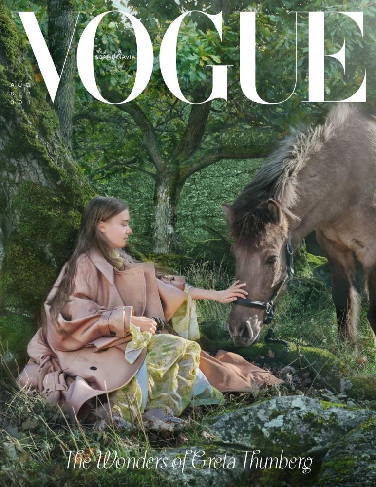 Greta Thunberg auf dem "Vogue Scandinavia"-Cover 