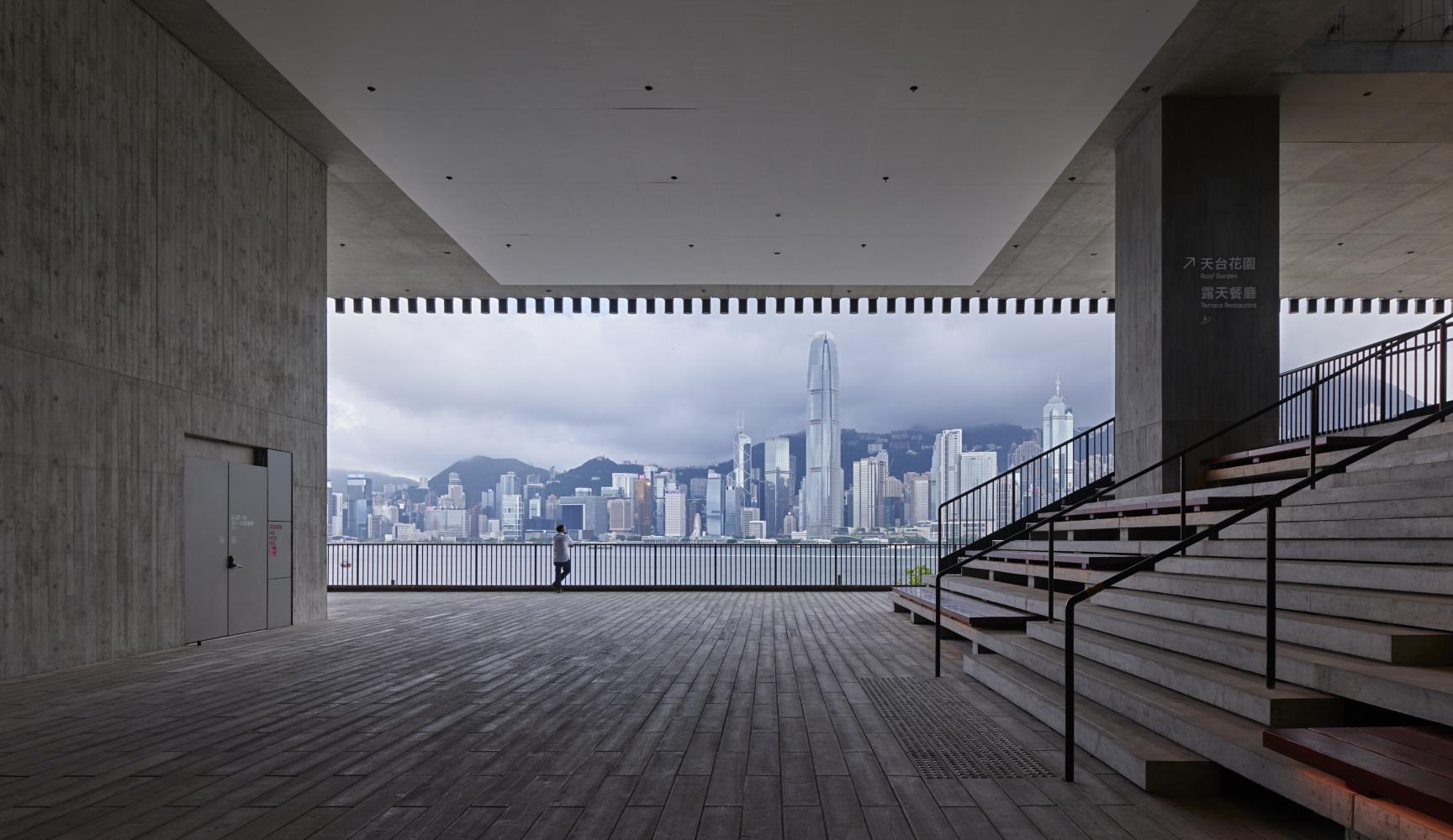 Die "Horizon Terrace" des M+, Hong Kong