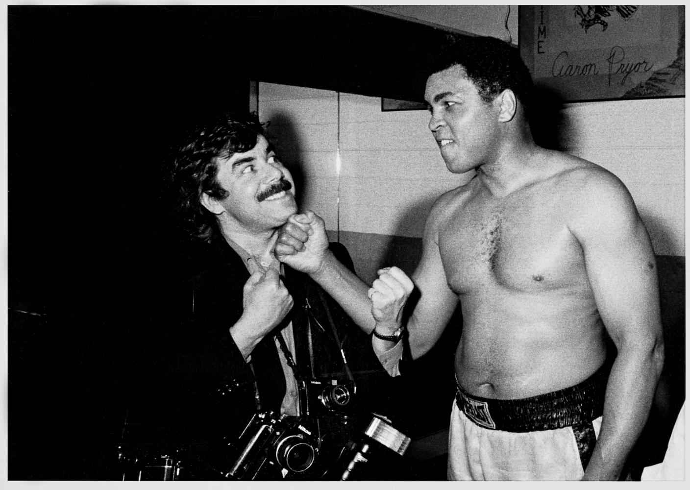 Volker Hinz und Muhammad Ali, Santa Monica, 1984 