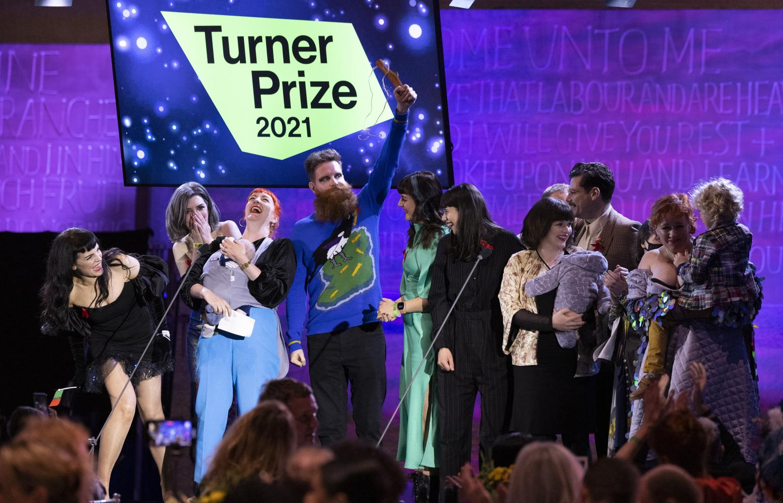 The Array Collective bei der Verleihung des Turner-Preises 2021