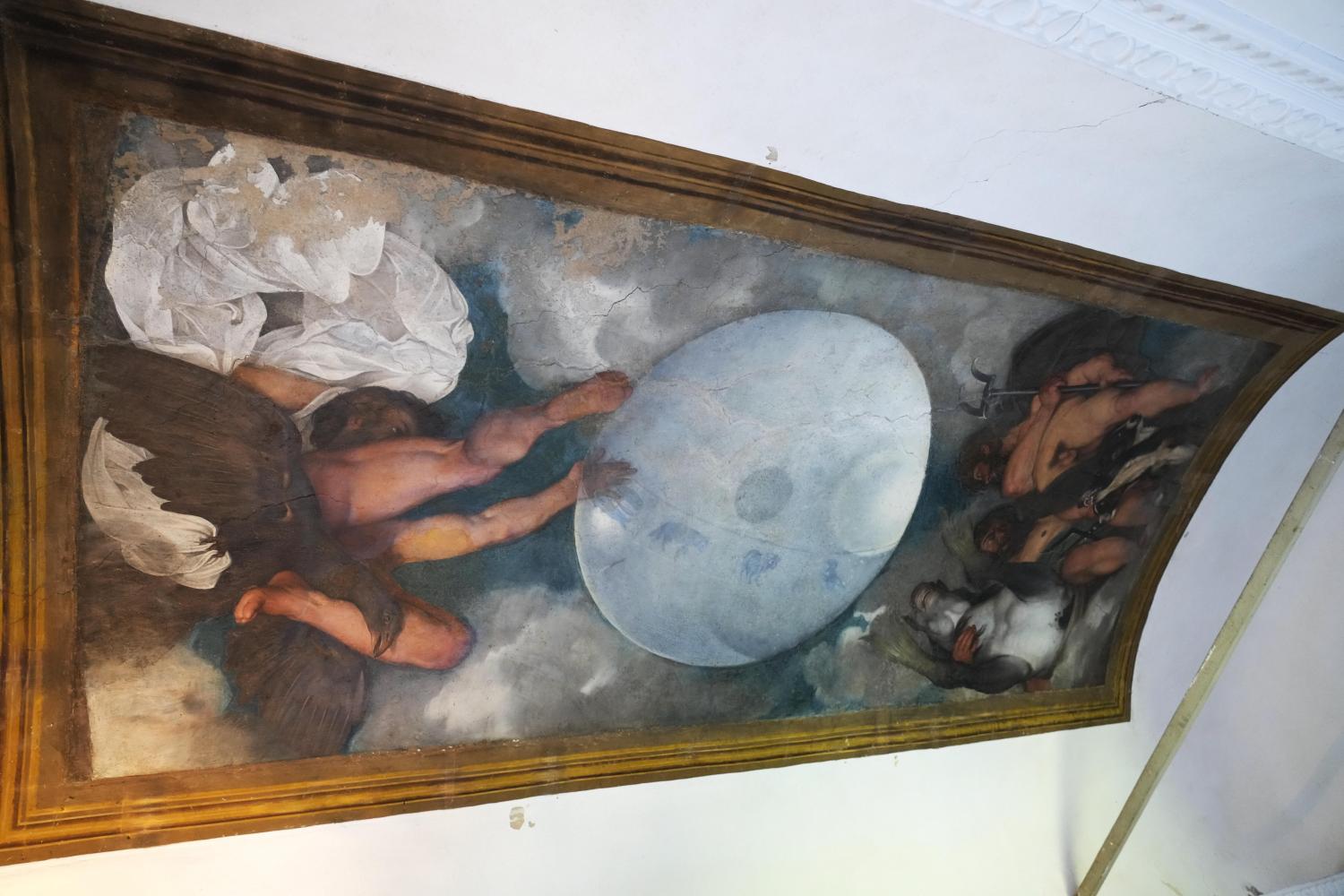 Das einzig bekannte Deckengemälde des Barockmalers Caravaggio in der Villa Ludovisi