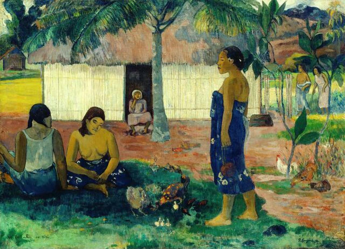 "Paul Gauguin: No te aha oe riri", 1896