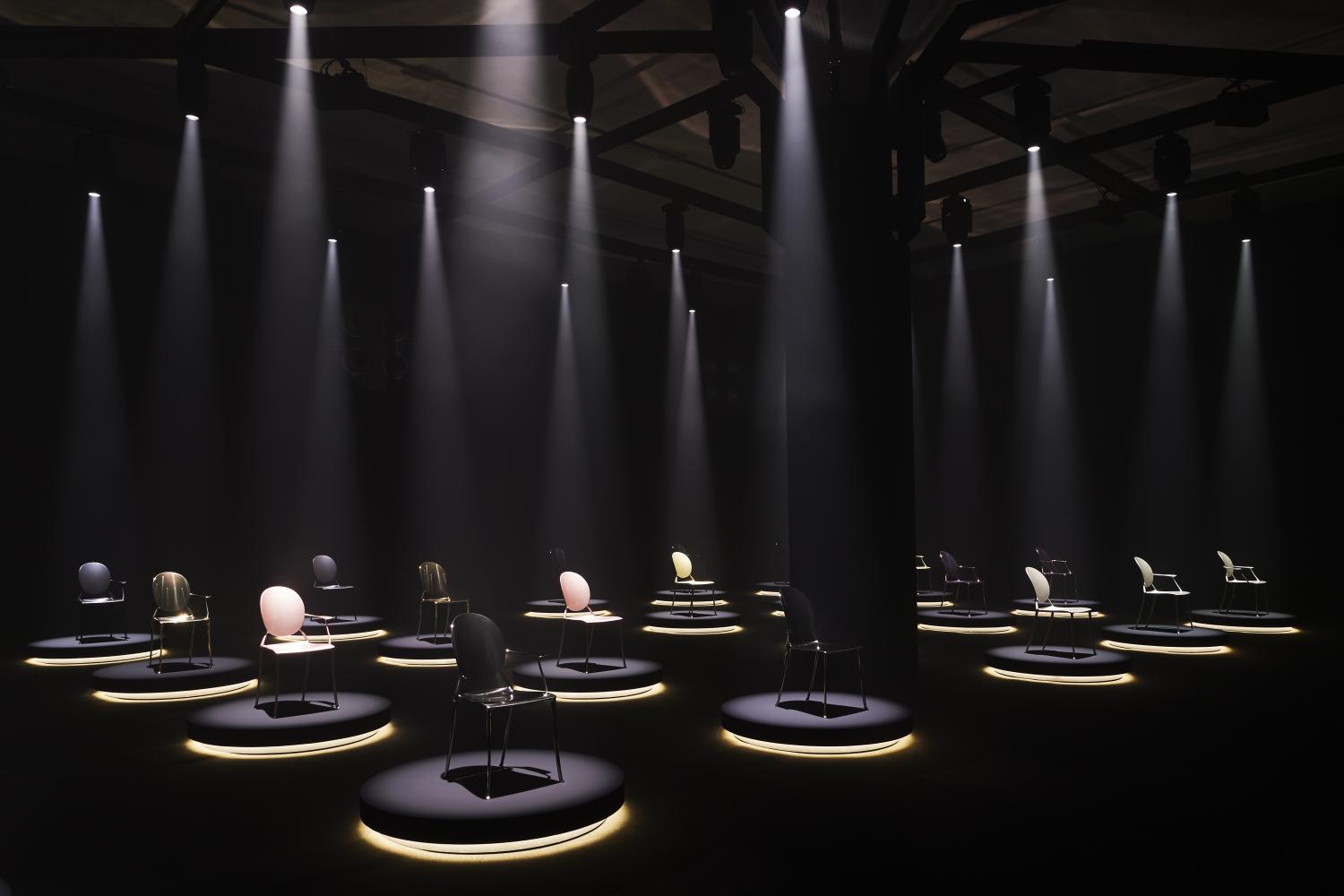 Die Ausstellungsfläche von Dior bei der Salone del Mobile in Mailand