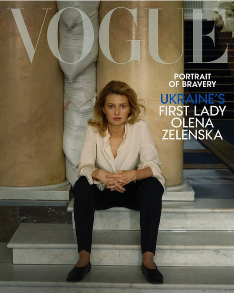 "Vogue"-Cover mit der ukrainischen First Lady Olena Selenska, fotografiert von Annie Leibovitz