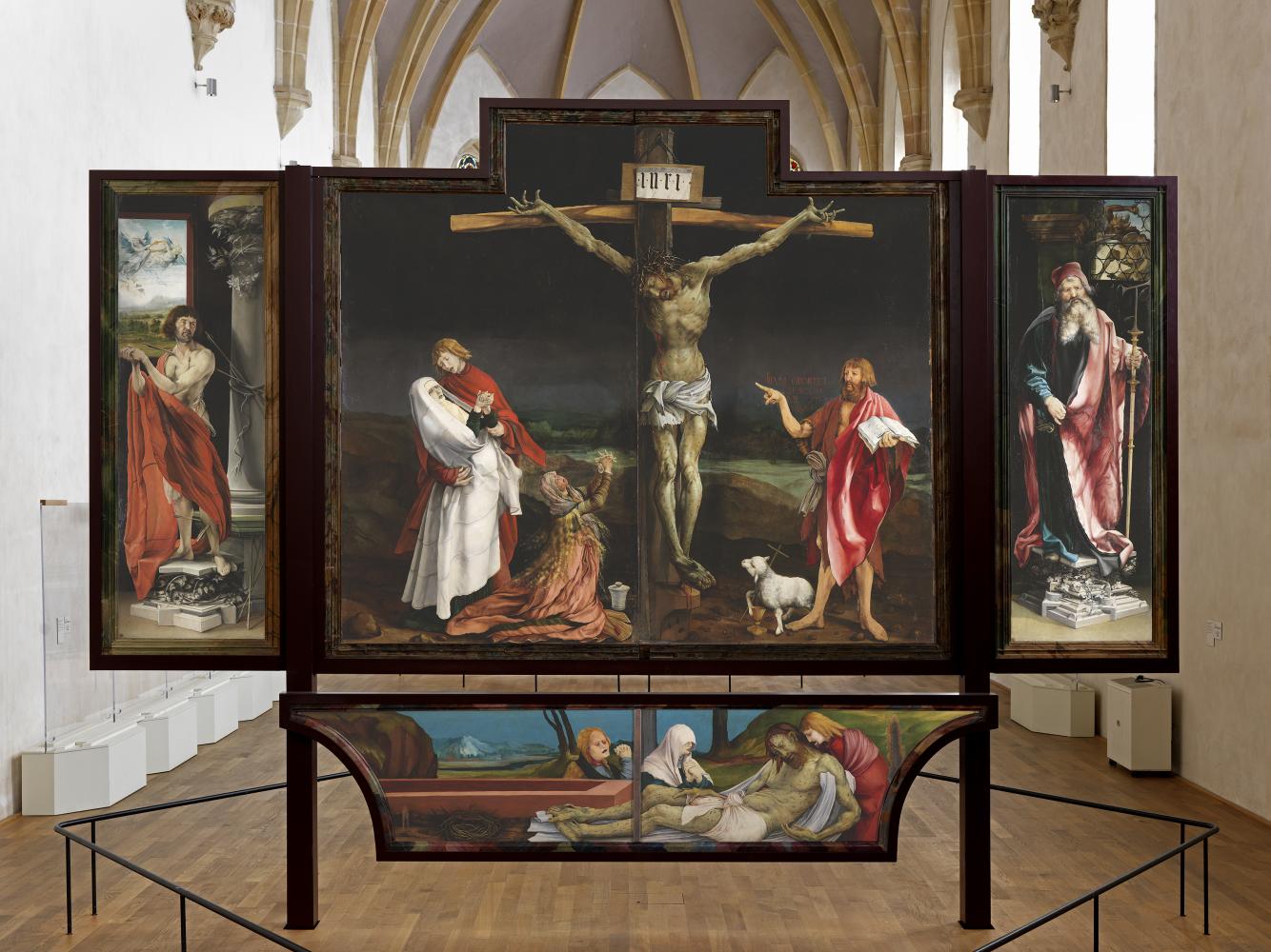 Isenheimer Altar nach der Restaurierung im Unterlinden-Museum in Colmar, Frankreich